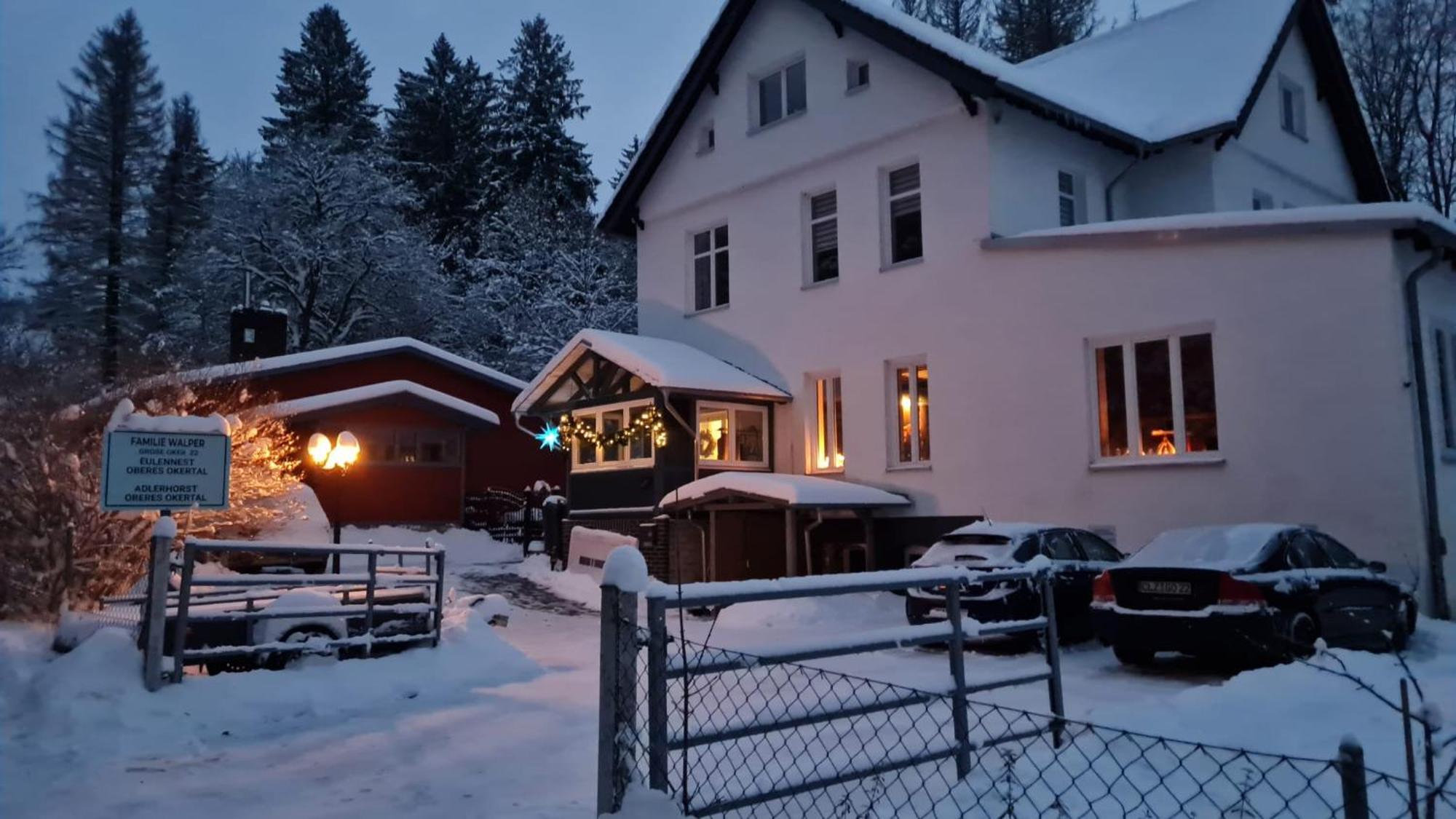 Eulennest Bis 10 Personen,Waesche,Reinigung,Parkplatz Inklusive,Kurtaxe Wird Extra Berechnet Appartement Altenau  Buitenkant foto